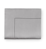 Fig Linens - Giotto Flint Gray Bedding - Flat Sheet