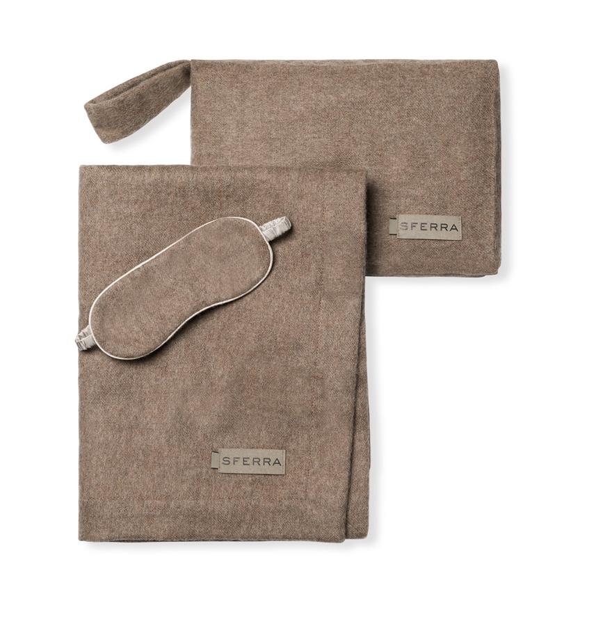 Viaggio Mocha Luxury Travel Set by Sferra | Fig Linens and Home