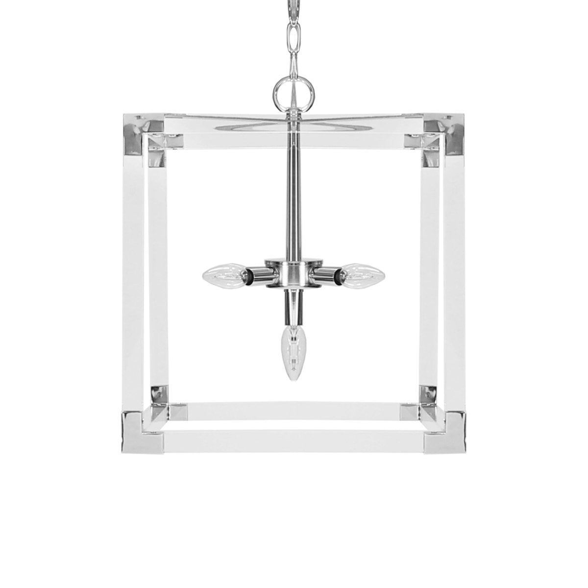 Eli Square Chandelier by Worlds Away | Fig Linens 