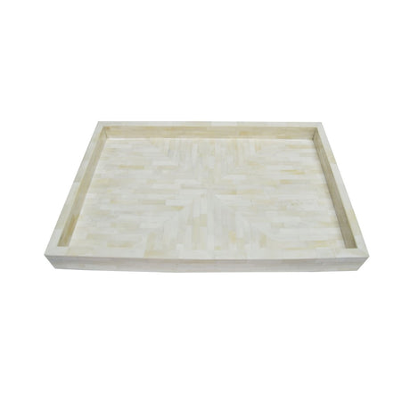 Simon Natural Bone Tray by Worlds Away | Fig Linens and Home