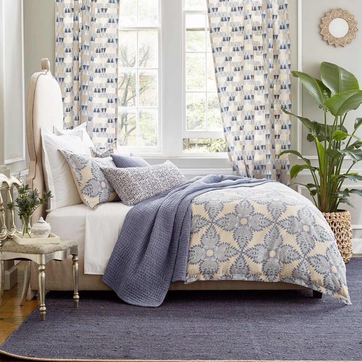 Dasati Bedding | John Robshaw Duvet Set at Fig Linens