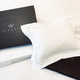 Courtrai White Linen Bedding by Scandia Home | Fig Linens