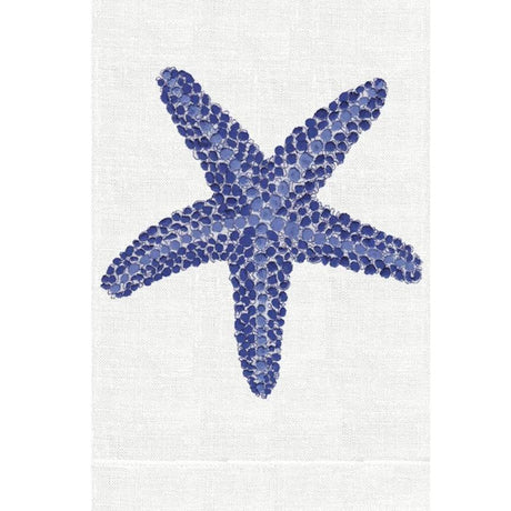 Blue Starfish Linen Guest Towels  | Fig Linens and Home