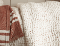 Thumbnail for Undyed Ivory Pebbled Organic Quilts & Shams by Coyuchi | Fig Linens