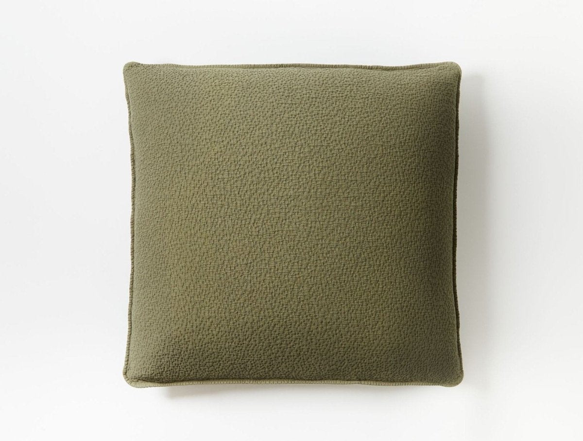 Cascade Moss Organic Euro Sham- Coyuchi Sale at Fig Linens and Home