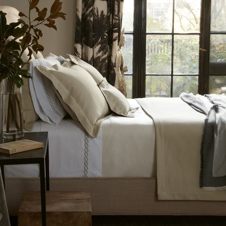 Elliot Pique Linen Bedding by Matouk - Fig Linens and Home