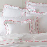 Butterfield Coral Duvets & Shams by Matouk - Fig Linens