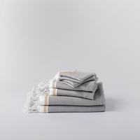 Thumbnail for Mediterranean Deep Pewter Organic Bath Linens by Coyuchi