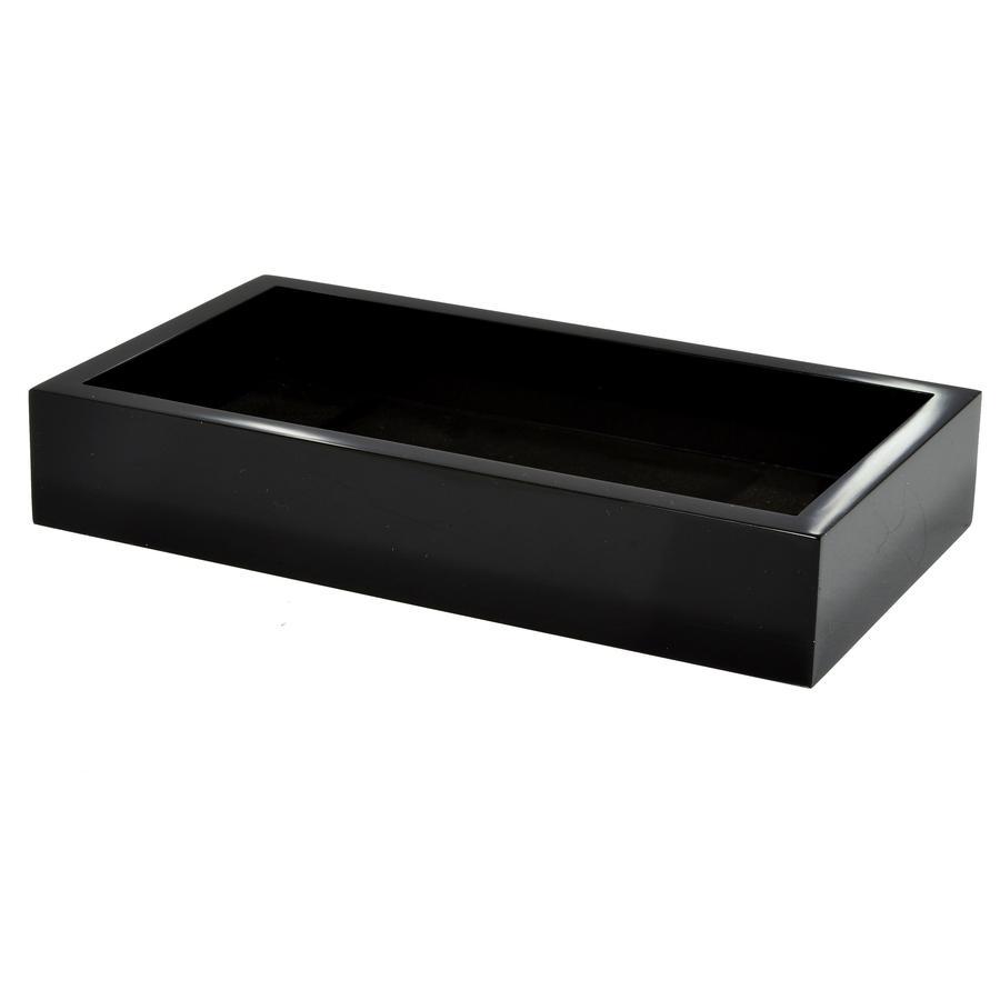 Fig Linens - Mike + Ally Black Ice Bathroom Accessories - Tray