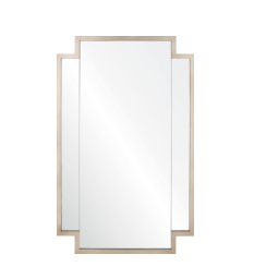 Mirror Image Home - Antiqued Silver Leaf Wall Mirror | Fig Linens