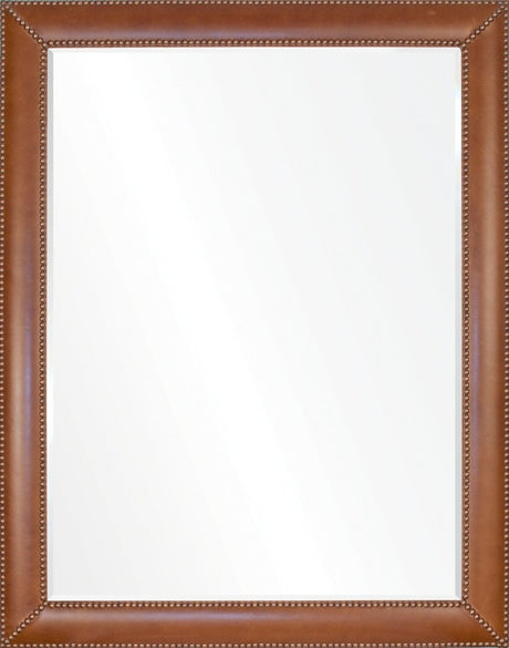 Accent Wall Mirror - London Leather Wall Mirror by Barclay Butera | Fig Linens