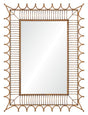 Rex Antiqued Gold Iron Mirror by Bunny Williams | Fig Linens and Home