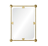 Mirror Image Home - Molly Burnished Brass Mirror by Celerie Kemble | Fig Linens