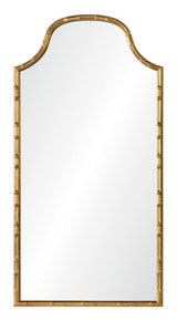 Large aged gold accent wall mirror by celerie kemble - fig linens