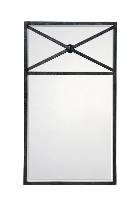 Contemporary Mirrors - Greco Light Burnished Iron Mirror by Michael S. Smith | Fig Linens