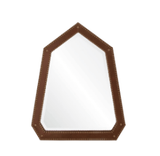 Mirror Image Home - Brompton Leather Wrapped Mirror by Michael S. Smith | Fig Linens