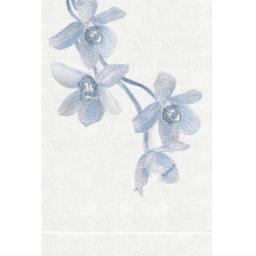 Quartz Sunset Orchid Linen Guest Towel | Fig Linens 