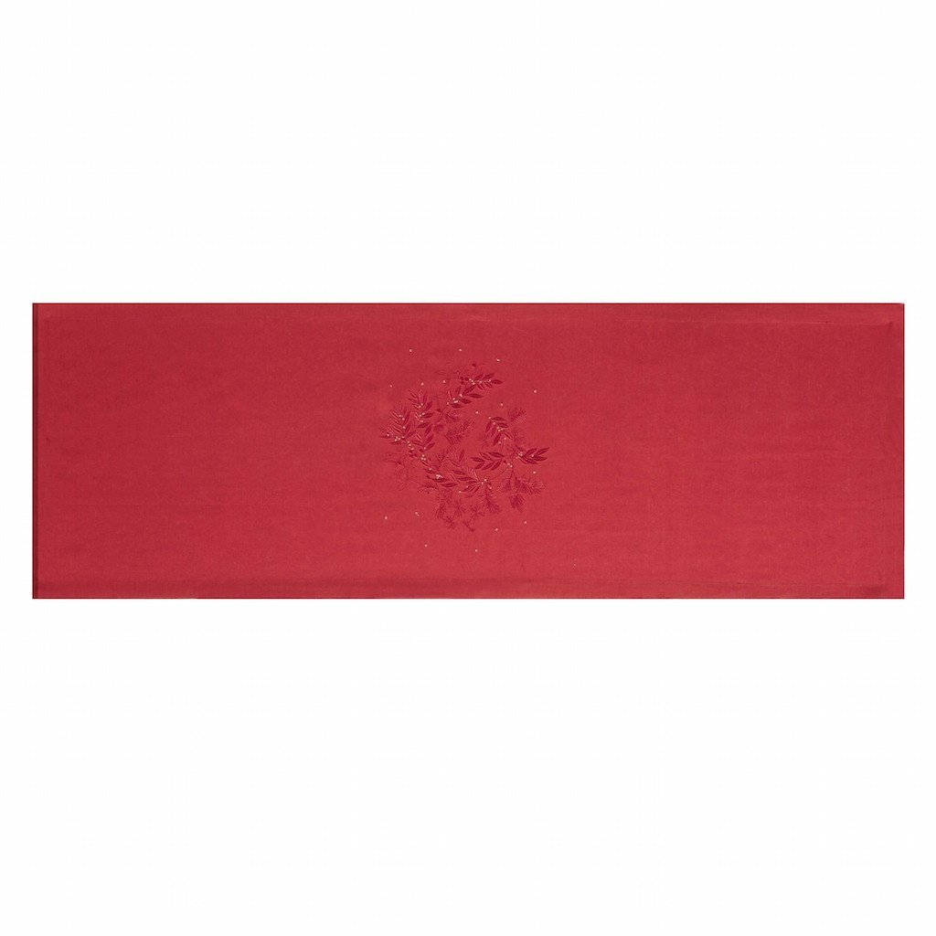 Fig Linens - Alexandre Turpault Saisons Cranberry Runner