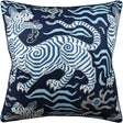 Tibet Blues Decorative Throw Pillow at Fig Linens