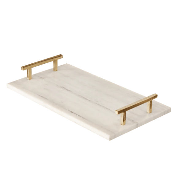 Lincoln Marble Tray by Worlds Away | Fig Linens and Home