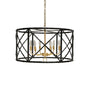 Zia Black Bamboo Chandelier by Worlds Away | Fig Linens and Home