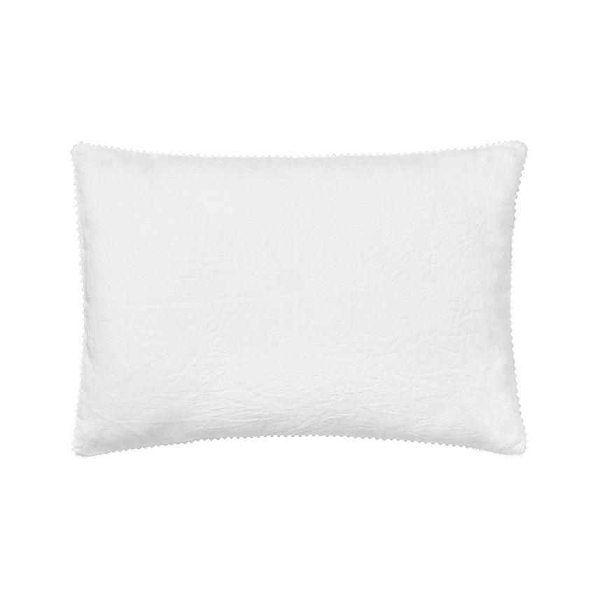 Fig Linens - Alexandre Turpault Bedding - Nouvelle Vague White Linen Sham