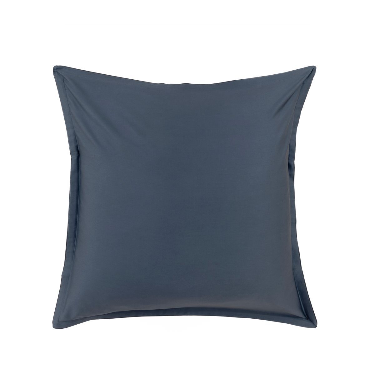 Fig Linens - Alexandre Turpault Bedding - Teo Slate Blue Euro Sham