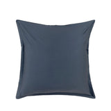 Fig Linens - Alexandre Turpault Bedding - Teo Slate Blue Euro Sham