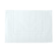 Ess-cadre White Bath Mat by Alexandre Turpault | Fig Linens