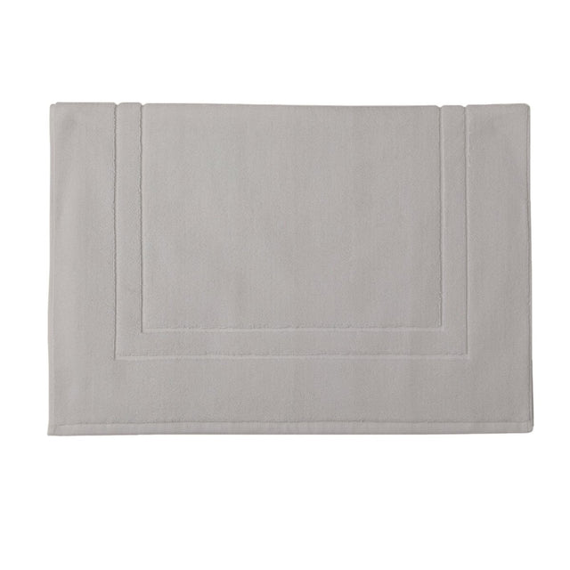 Ess-cadre Light Grey Bath Mat by Alexandre Turpault | Fig Linens 