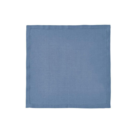 Fig Linens - Alexandre Turpault Table Linens - Florence Aegean Blue Napkin