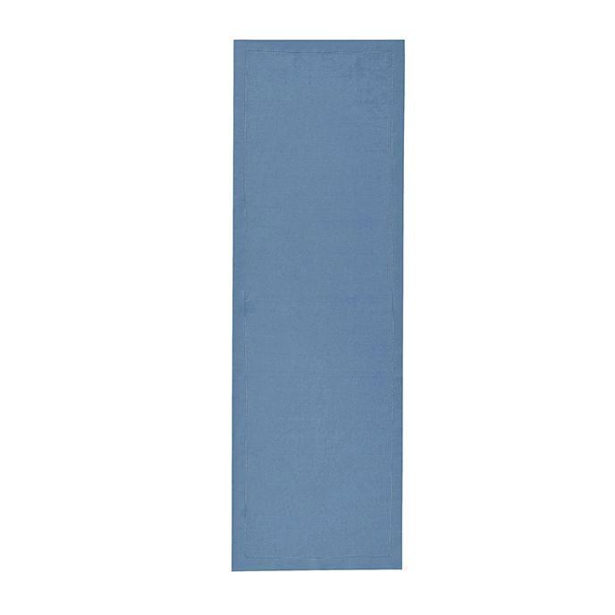 Fig Linens - Alexandre Turpault Table Linens - Florence Aegean Blue Table Runner