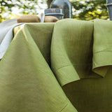 Fig Linens - Alexandre Turpault Table Linens - Florence Plane Tree Green