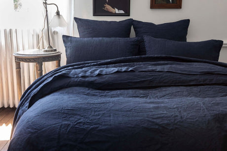 Nouvelle Vague Midnight Bedding by Alexandre Turpault | Fig Linens