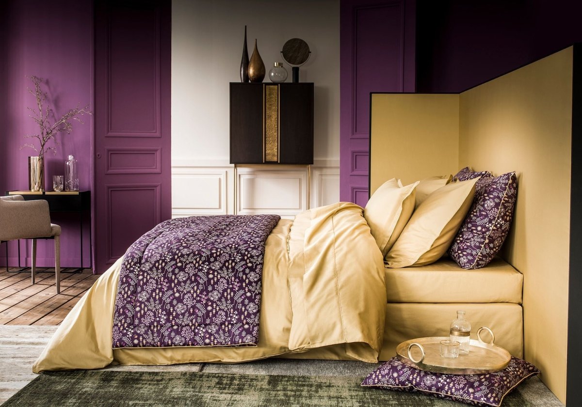 Teo Gold Bedding by Alexandre Turpault | Fig Fine Linens and Home