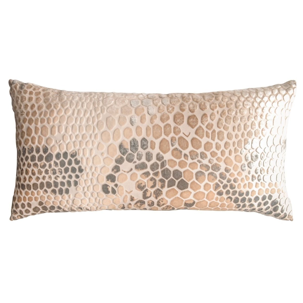 Snakeskin Decorative Pillow - Velvet Pillow by Kevin O'Brien Studio - Fig Linens