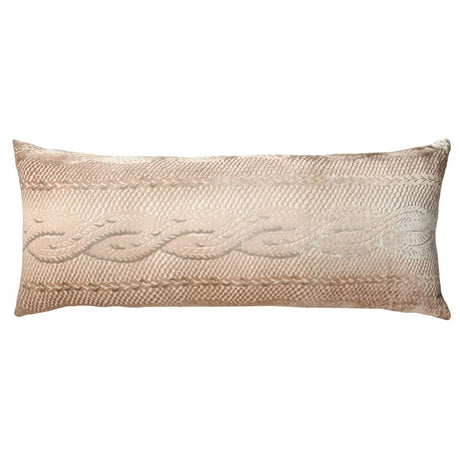 Shop Latte Cable Knit Decorative Pillows by Kevin O'Brien Studio at Fig Linens