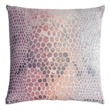 Opal Snakeskin Velvet Pillow by Kevin O'Brien Studio | Fig Linens