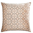 Fig Linens - Latte Small Moroccan Velvet Pillow by Kevin O'Brien Studio