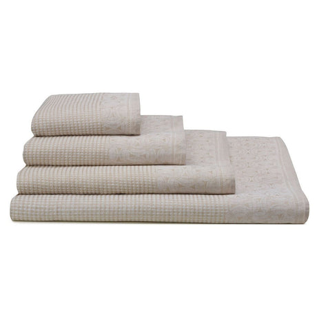 Lula Sand Linen Bath Towels by Le Jacquard Français | Fig Linens