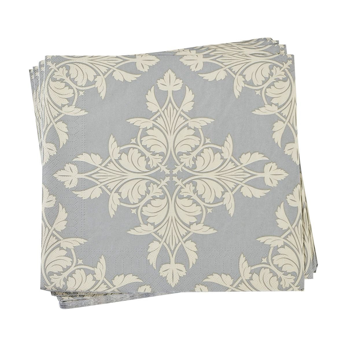 Syracuse Beige Paper Napkins by Le Jacquard Français | Fig Linens