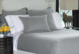 Tessa Light Grey Coverlet & Pillows by Lili Alessandra | Fig Linens