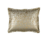 Fig Linens - Lili Alessandra Bedding - Jolie Straw Quilted Standard Pillow