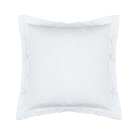 Fig Linens - Lili Alessandra Bedding - Bella White Euro Sham