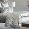 Jolie Silver Quilted Throw & Pillows by Lili Alessandra | Fig Linens 