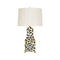 Renata Leopard Print Table Lamp by Worlds Away | Fig Linens and Home