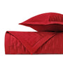 FIL COUPE Quilted Coverlet in Bright Red by Home Treasures at Fig Linens and Home