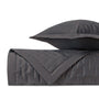 FIL COUPE Quilted Coverlet in Grisaglia Gray by Home Treasures at Fig Linens and Home