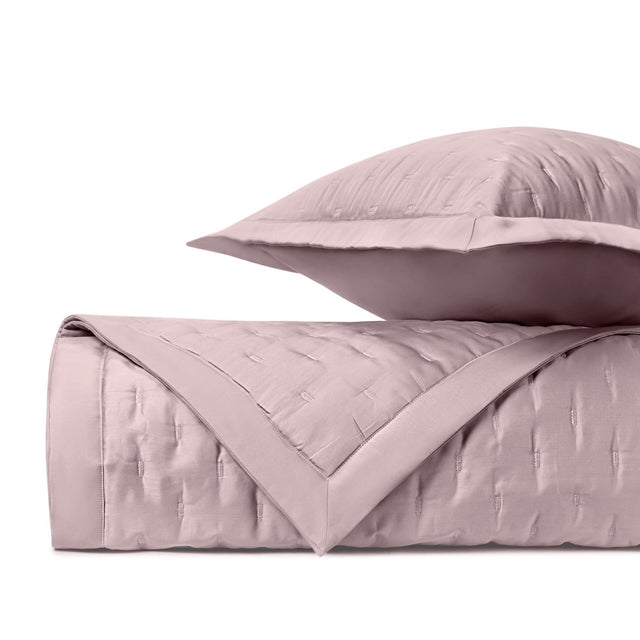 FIL COUPE Quilted Coverlet in Incenso Lavender by Home Treasures at Fig Linens and Home