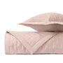 FIL COUPE Quilted Coverlet in Light Pink by Home Treasures at Fig Linens and Home